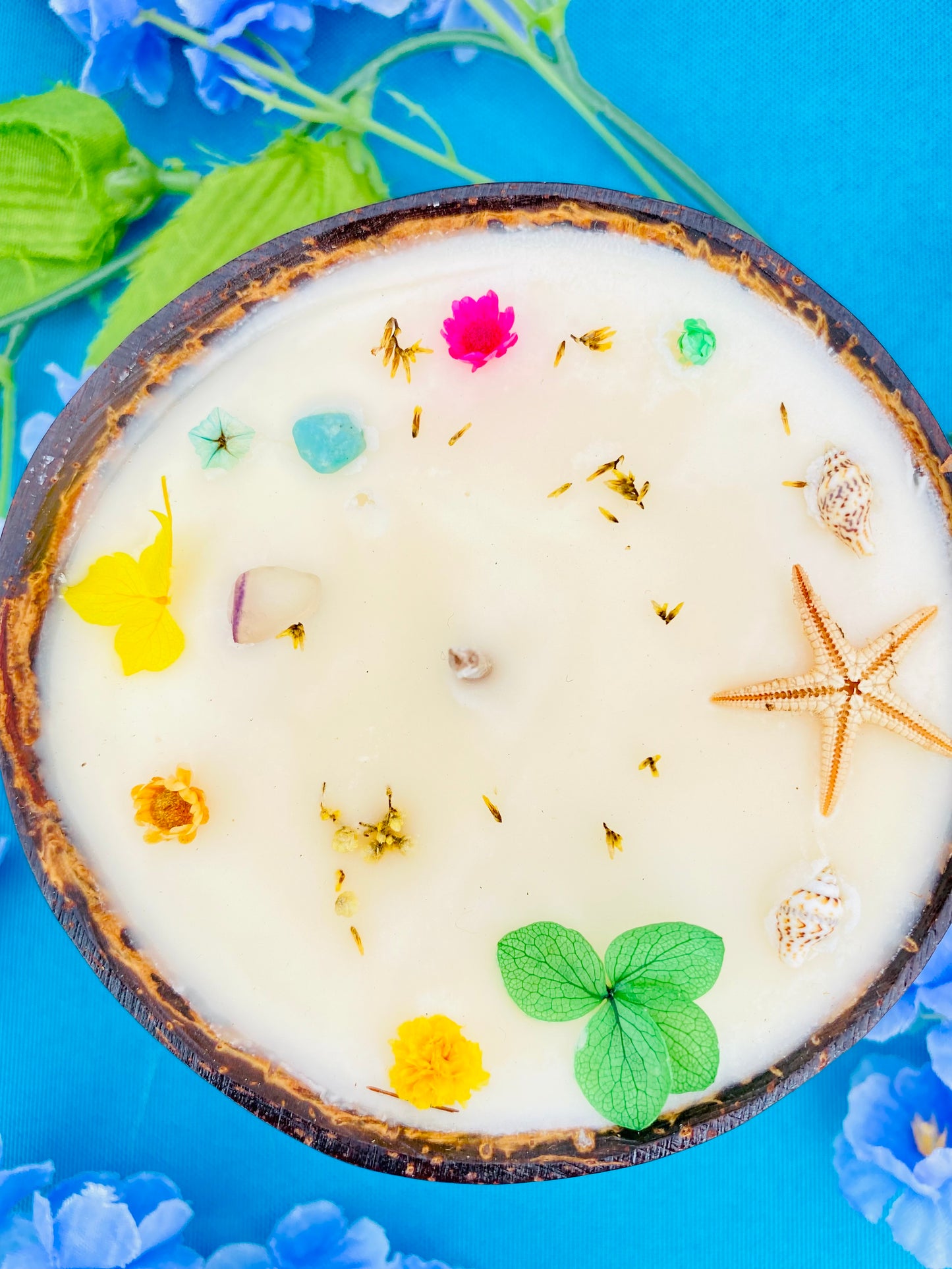 Coconut shell Candles